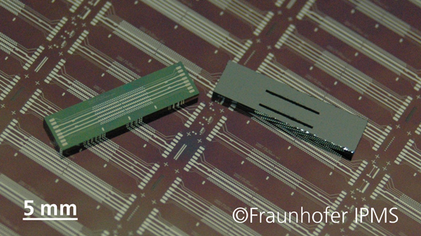 IMS-Silizium-Chip vom Fraunhofer IPMS