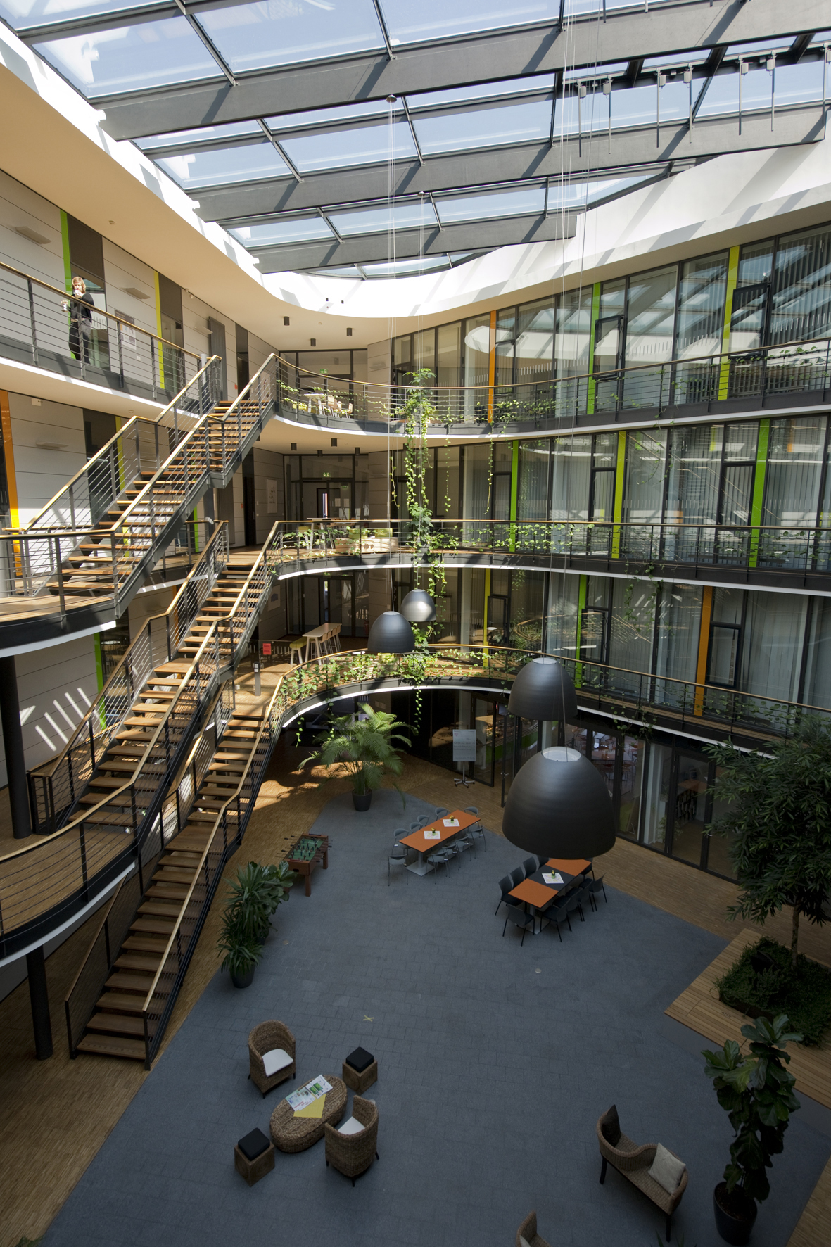 Interior view of the Fraunhofer IZI building.