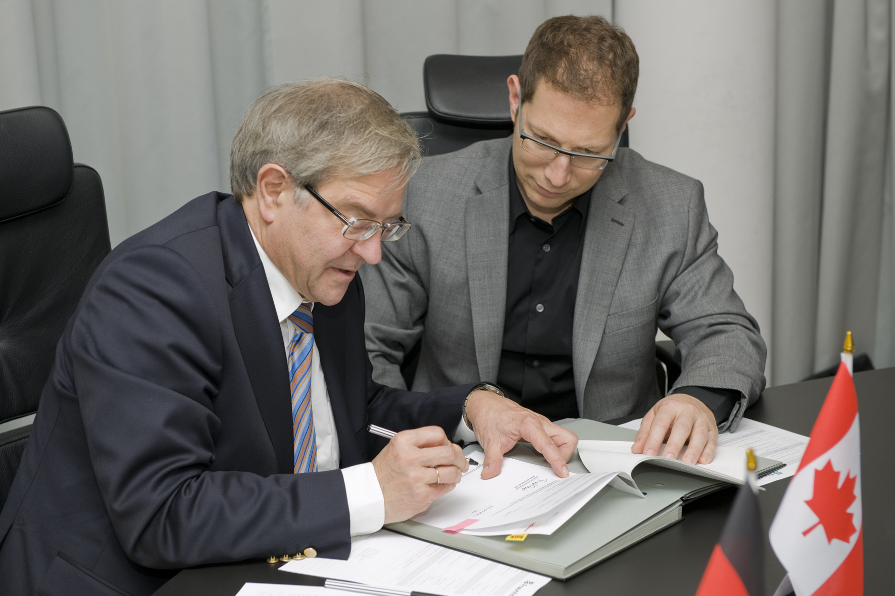 Signing of the Memorandum of Understanding.